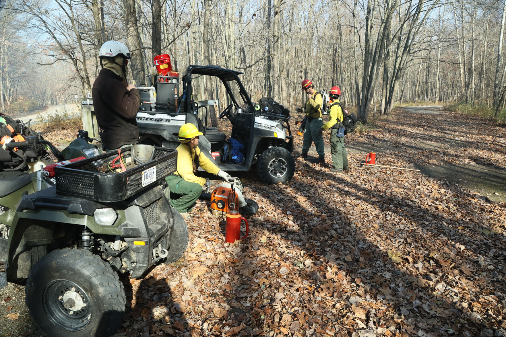 National Park Services Great Lake Fire Management Zone burn